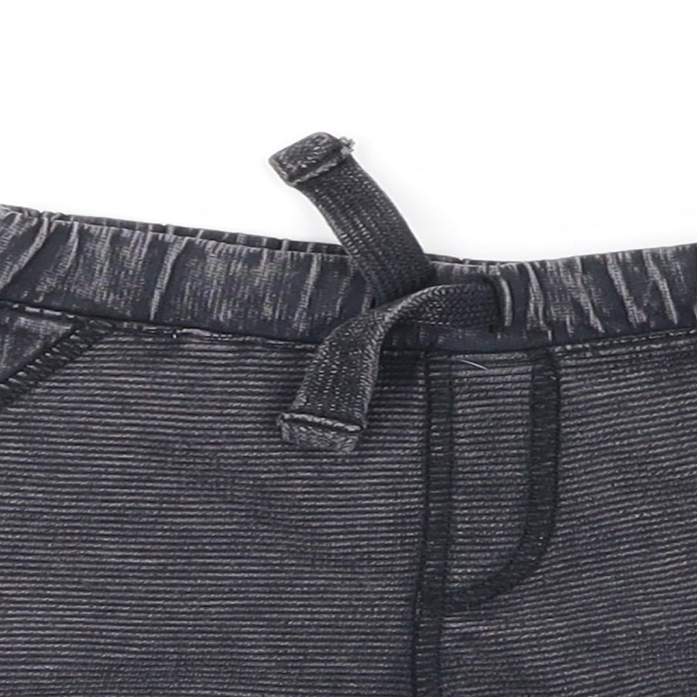 fred and flo Boys Grey Tie Dye  Capri Trousers Size 3-6 Months
