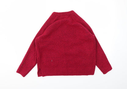 Womens UK Size M M&S Pink Pullover Jumper