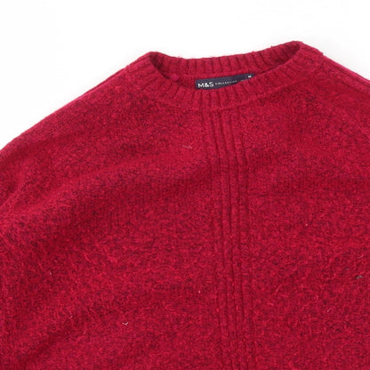 Womens UK Size M M&S Pink Pullover Jumper