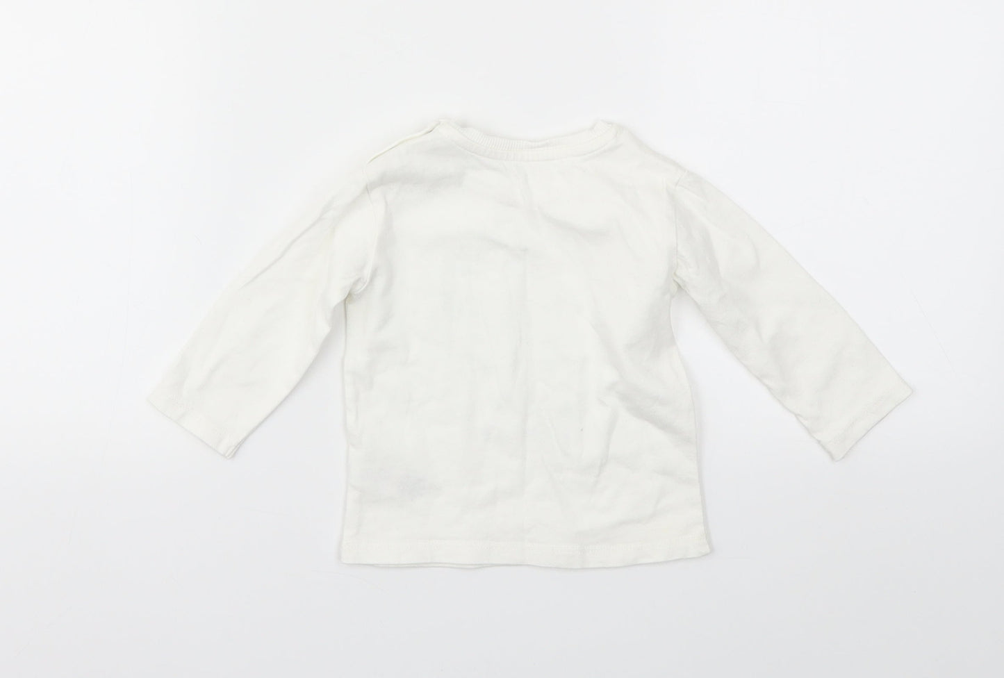 George Baby White   Basic T-Shirt Size 3-6 Months