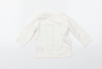 George Baby White   Basic T-Shirt Size 3-6 Months