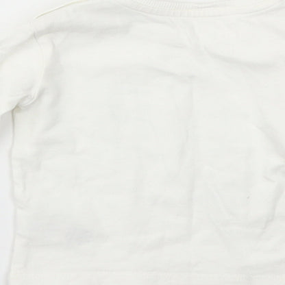 George Baby White   Basic T-Shirt Size 3-6 Months