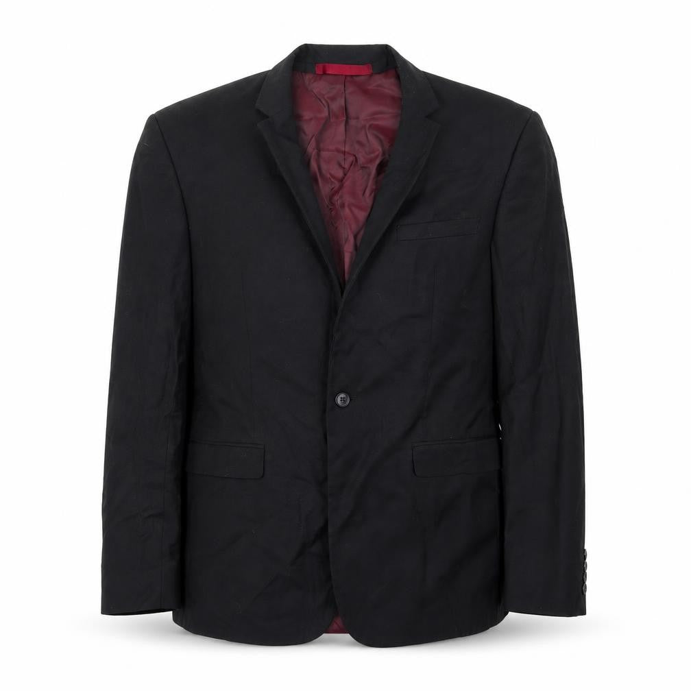 Mens UK Size 42 Topman Regular Black Suit Jacket