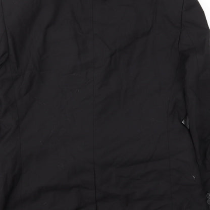Mens UK Size 42 Topman Regular Black Suit Jacket