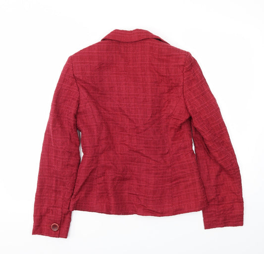 NEXT Womens Red   Jacket Blazer Size 10