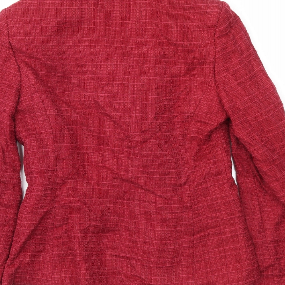 NEXT Womens Red   Jacket Blazer Size 10
