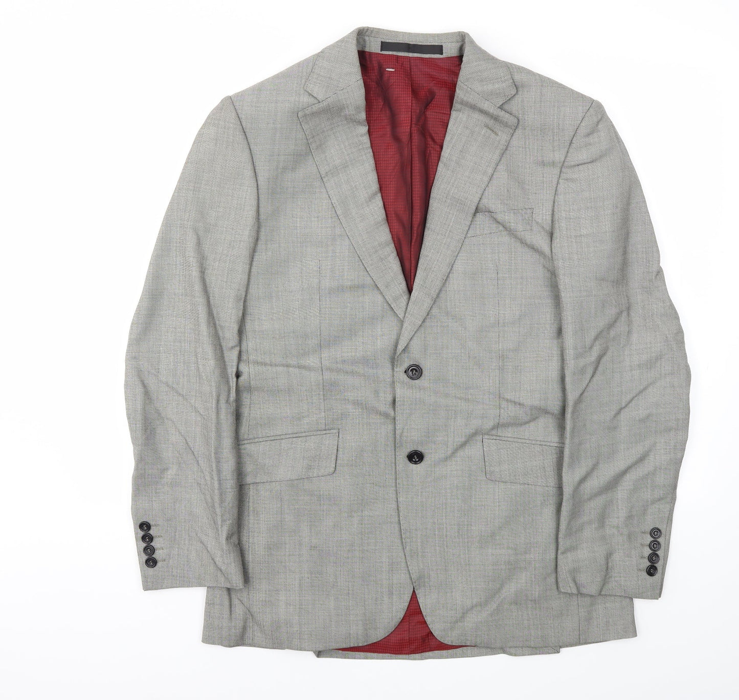 Mens UK Size 38 M&S Regular Grey Suit Jacket