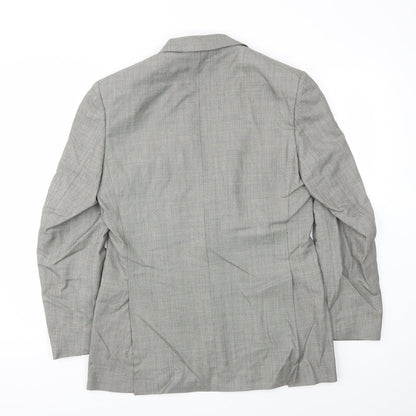 Mens UK Size 38 M&S Regular Grey Suit Jacket