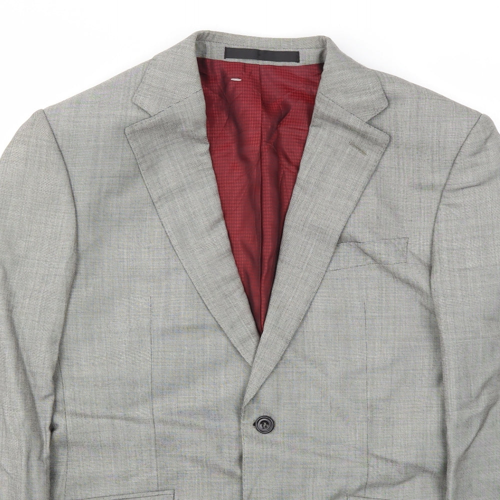 Mens UK Size 38 M&S Regular Grey Suit Jacket