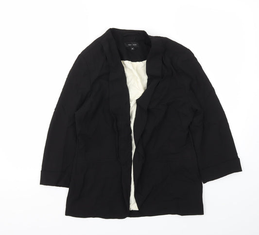 New Look Womens Black   Jacket Blazer Size 14