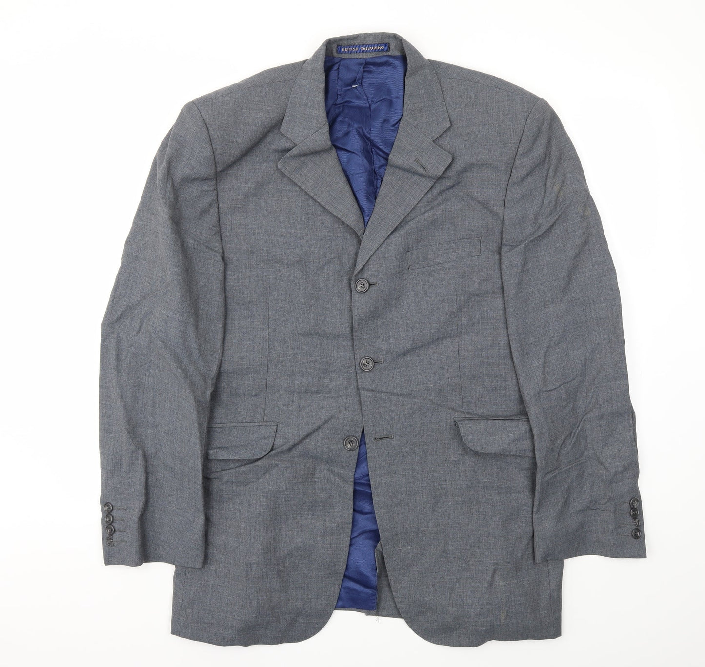 Mens UK Size 40 M&S Regular Grey Suit Jacket