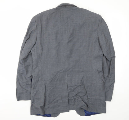 Mens UK Size 40 M&S Regular Grey Suit Jacket