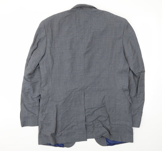 Mens UK Size 40 M&S Regular Grey Suit Jacket