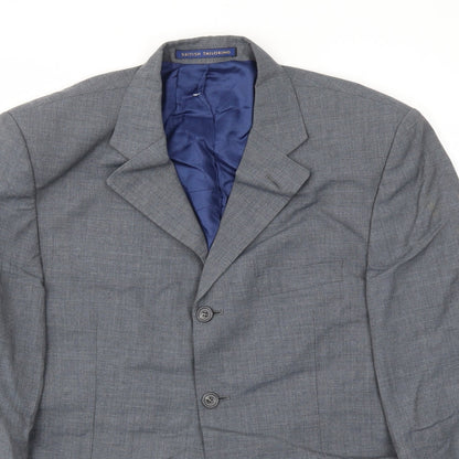 Mens UK Size 40 M&S Regular Grey Suit Jacket