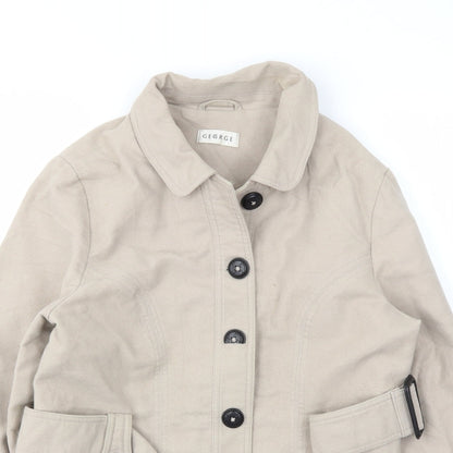 George Womens Beige   Jacket Coat Size 12