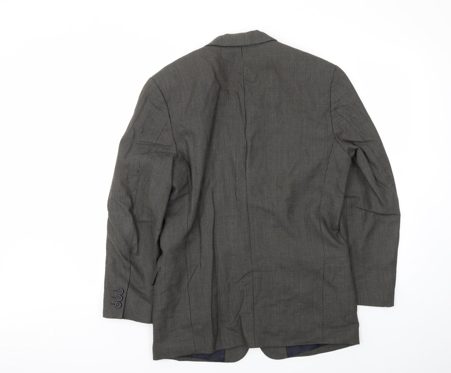 Mens UK Size 38 Debenhams Regular Green Suit Jacket