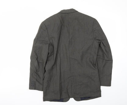 Mens UK Size 38 Debenhams Regular Green Suit Jacket