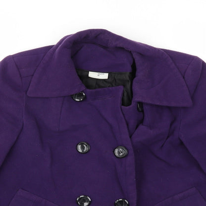 Ethel Austin Womens Purple   Jacket Coat Size 10