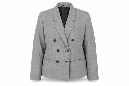 Womens UK Size 14 st Michael Regular Grey Blazer