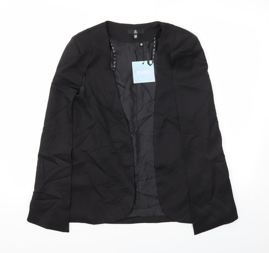 Missguided Womens Black   Jacket Blazer Size 10