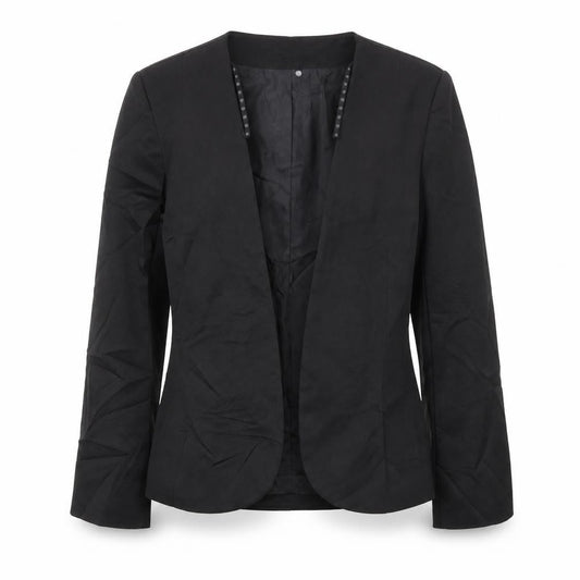 Womens UK Size 10 Missguided Regular Black Blazer