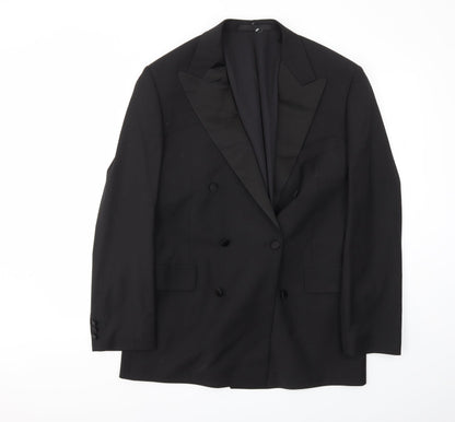Mens UK Size 42 M&S Regular Black Suit Jacket