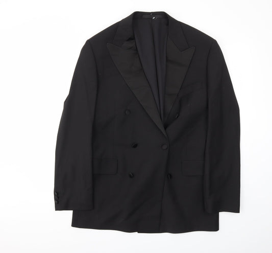 Mens UK Size 42 M&S Regular Black Suit Jacket