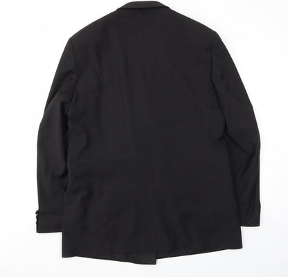 Mens UK Size 42 M&S Regular Black Suit Jacket