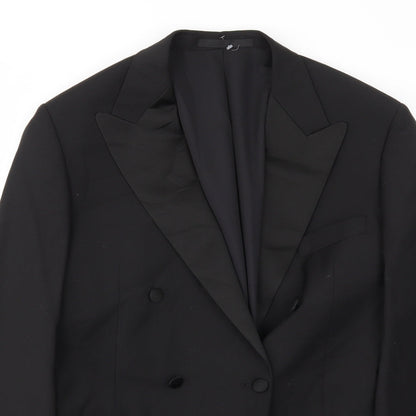 Mens UK Size 42 M&S Regular Black Suit Jacket