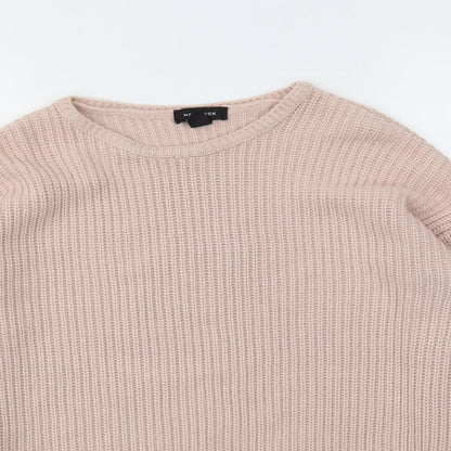 Womens UK Size M New Look Pink Pullover Jumper
