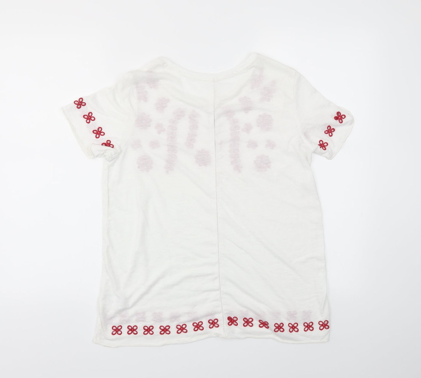 Womens UK Size 10 NEXT Multicoloured Basic T-Shirt
