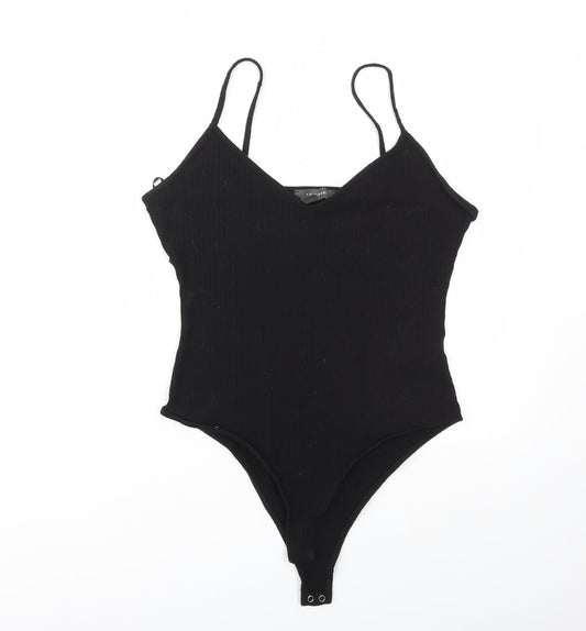Primark Womens Black   Bodysuit One-Piece Size S