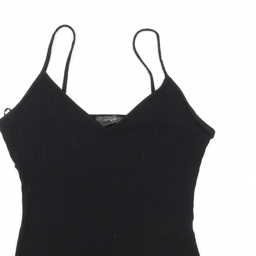 Primark Womens Black   Bodysuit One-Piece Size S