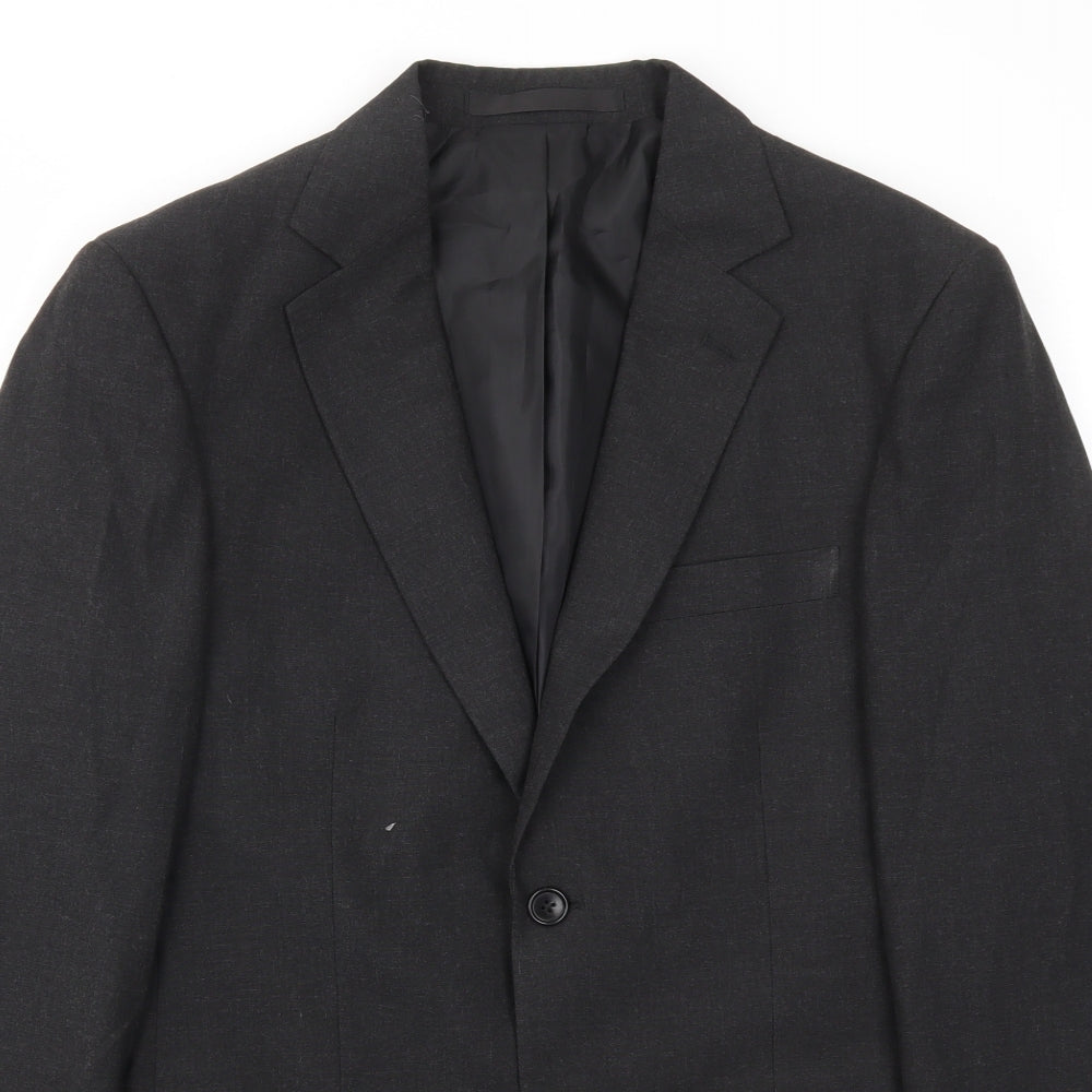 Mens UK Size 36 M&S Regular Grey Suit Jacket