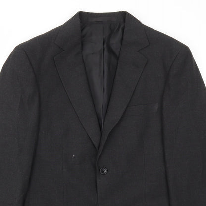 Mens UK Size 36 M&S Regular Grey Suit Jacket