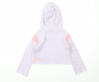 Franklin & Marshall Girls Purple   Pullover Jumper Size 4-5 Years