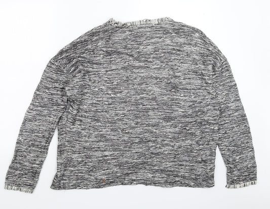 Womens UK Size 14 River Island Grey Pullover Jumper