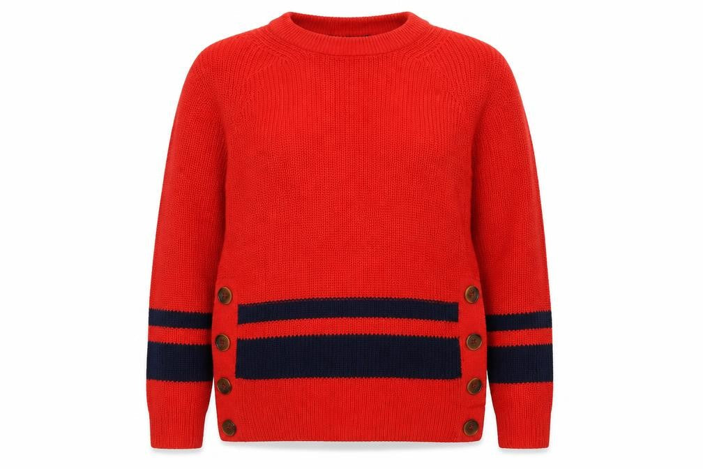 Womens UK Size M Marks and Spencer Red Pullover Jumper