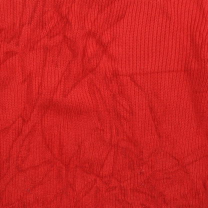 Womens UK Size M Marks and Spencer Red Pullover Jumper