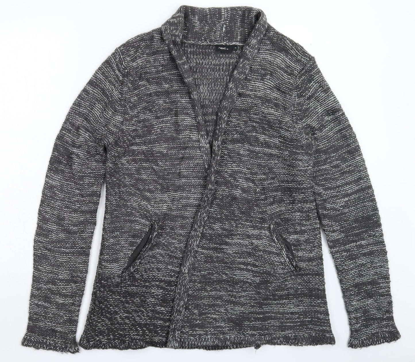 Womens UK Size 14 NEXT Grey Cardigan Jumper