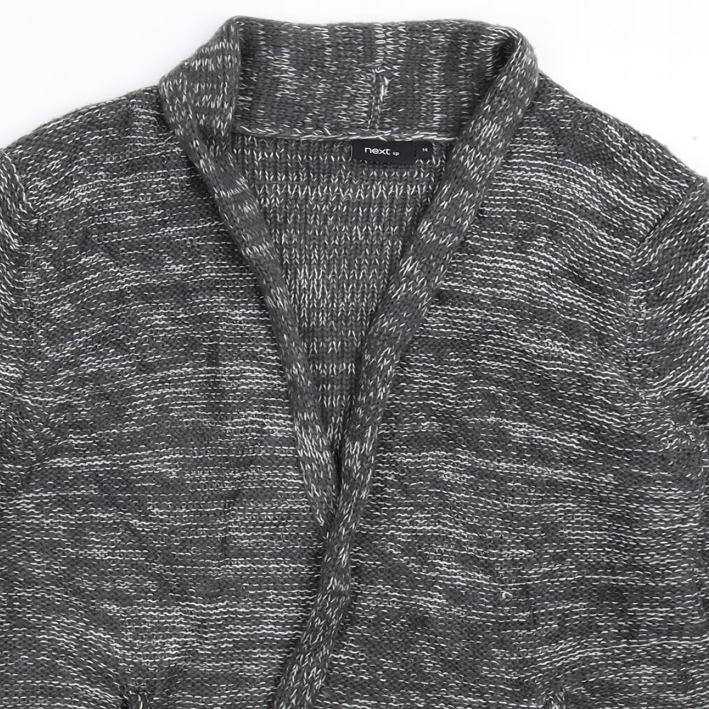 Womens UK Size 14 NEXT Grey Cardigan Jumper