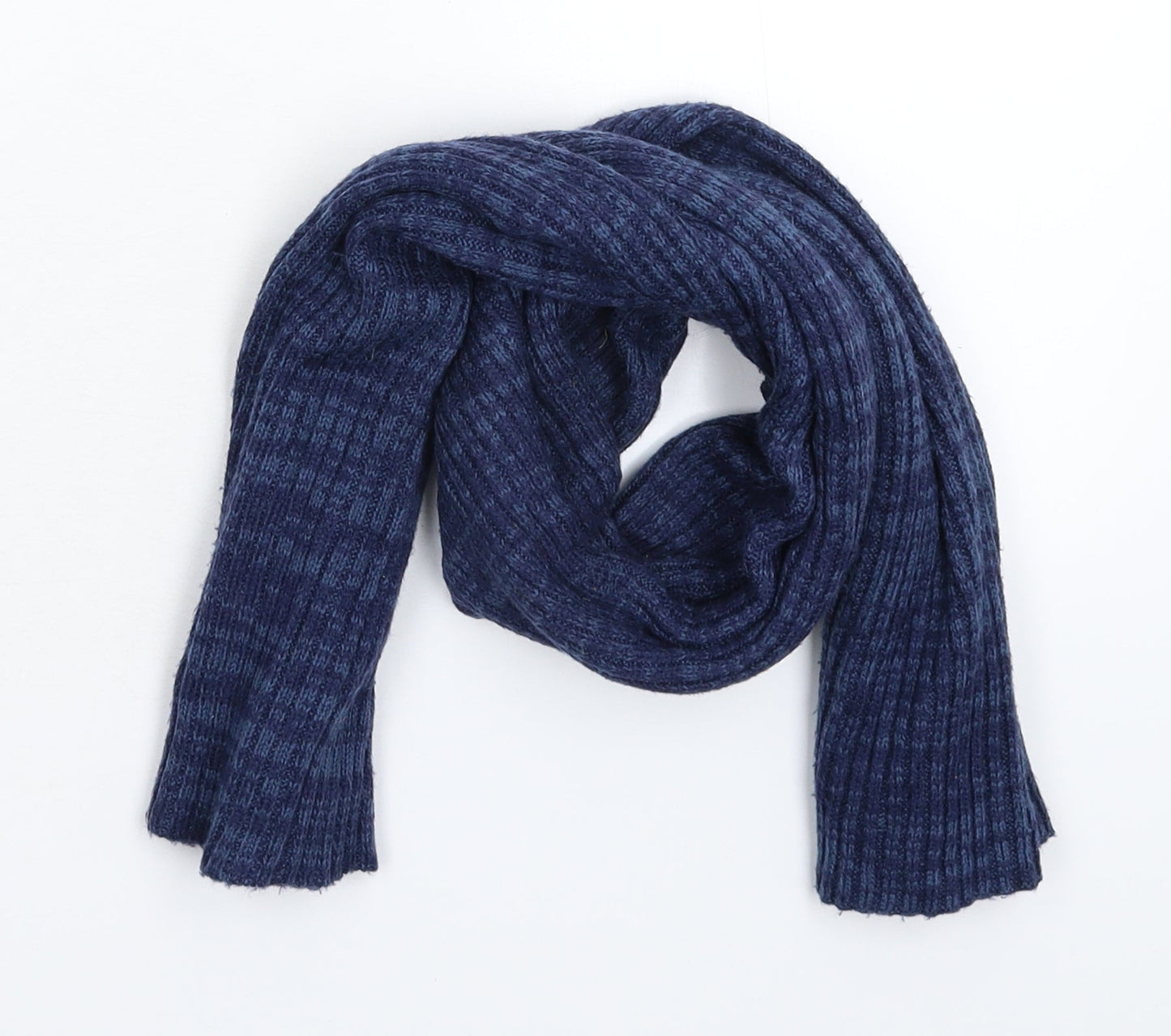 Preworn Unisex Blue  Knit  Scarf