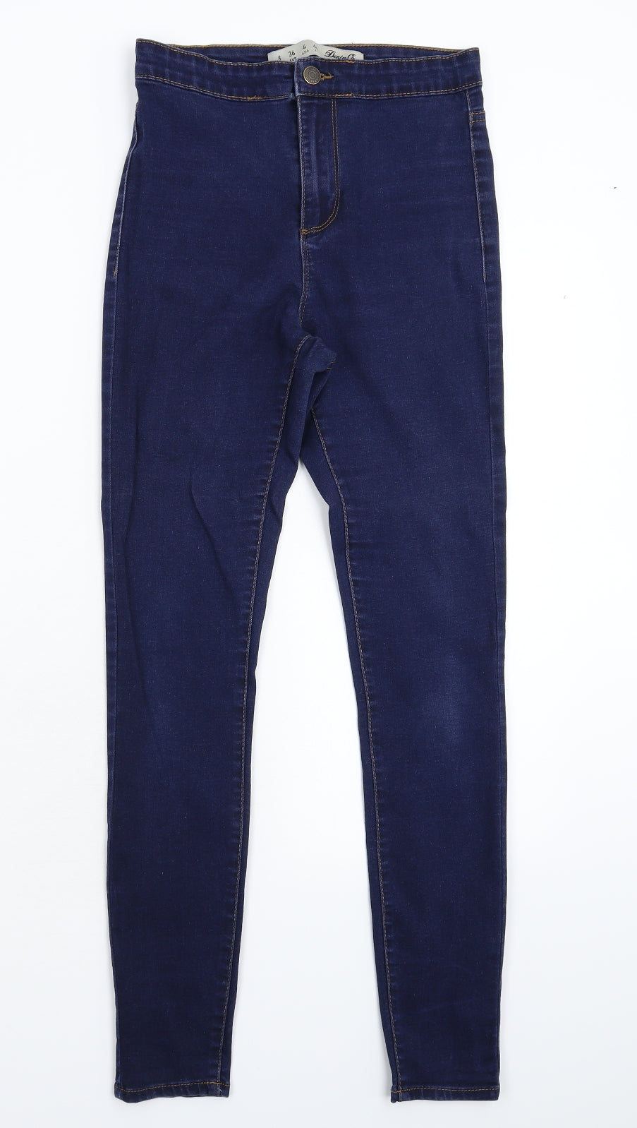 Denim & Co. Womens Blue  Denim Jegging Jeans Size 8 L27 in