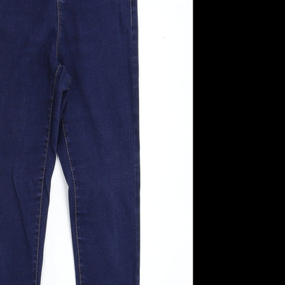 Denim & Co. Womens Blue  Denim Jegging Jeans Size 8 L27 in