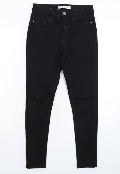 George Womens Black  Denim Skinny Jeans Size 8 L27 in