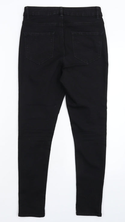 George Womens Black  Denim Skinny Jeans Size 8 L27 in