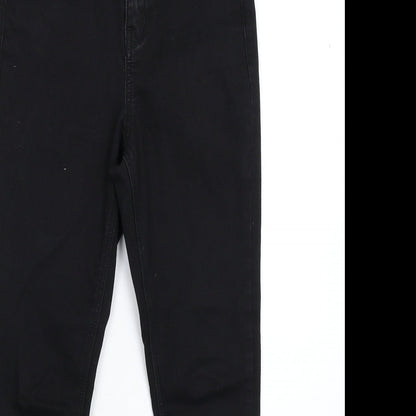 George Womens Black  Denim Skinny Jeans Size 8 L27 in