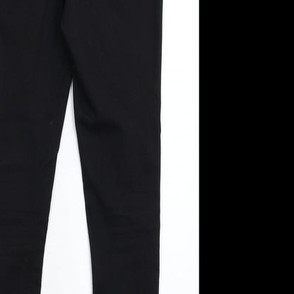 George Womens Black  Denim Skinny Jeans Size 8 L27 in
