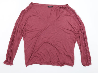 Womens UK Size 18 JD Williams Pink Basic Blouse