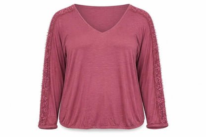 Womens UK Size 18 JD Williams Pink Basic Blouse